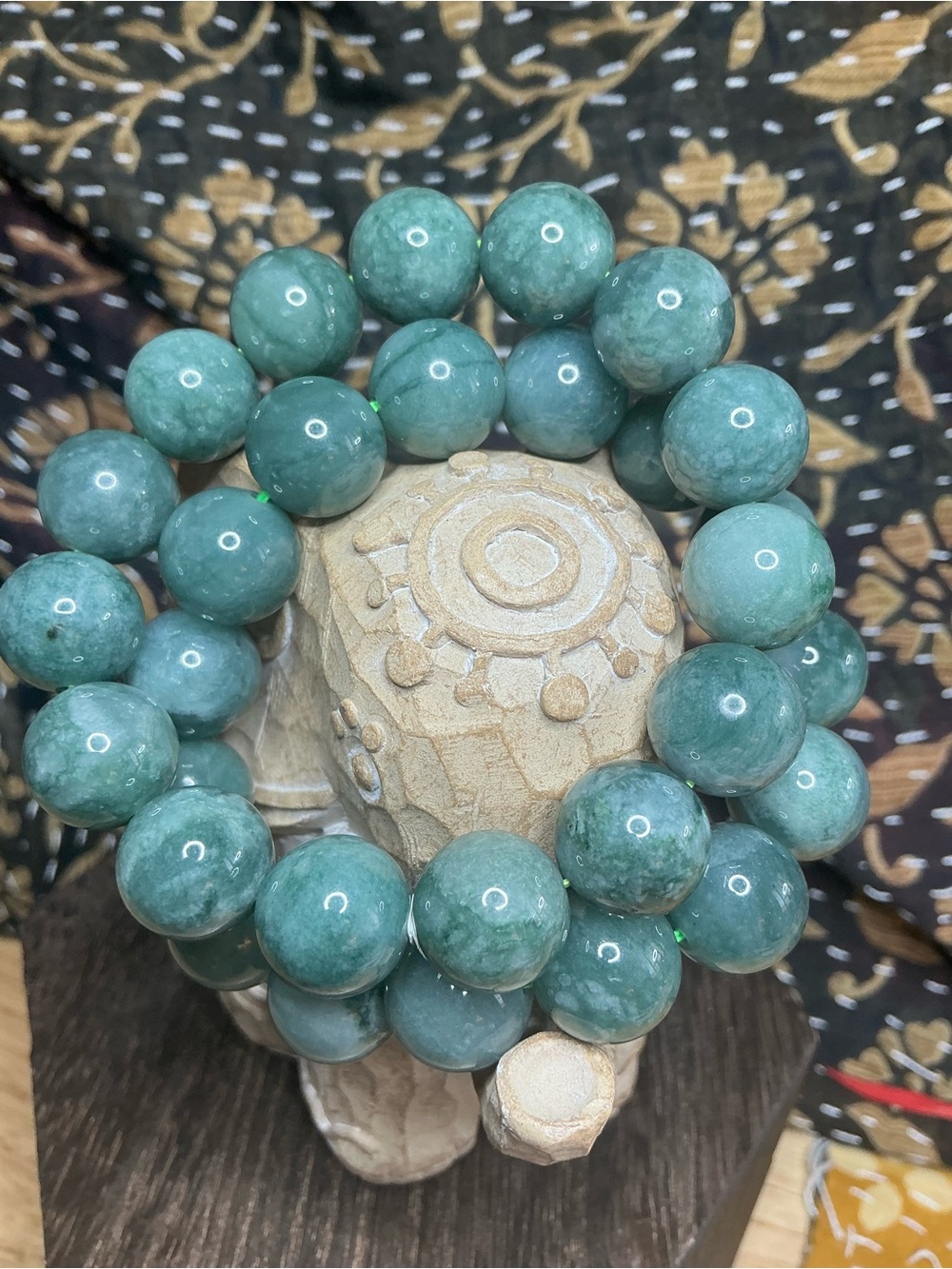 Gorgeous Blue Water Jade 13mm - Picture 1 of 2